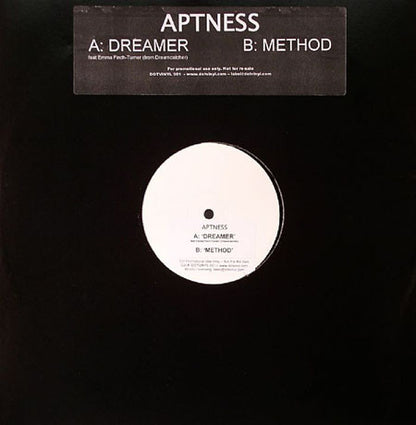 Aptness : Dreamer (12", Promo, W/Lbl)