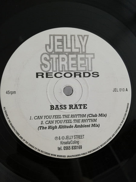 Bassrate : Can You Feel The Rhythm EP (12", EP)