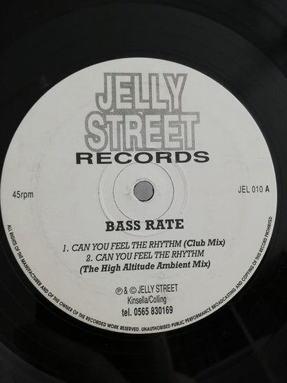 Bassrate : Can You Feel The Rhythm EP (12", EP)