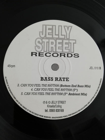 Bassrate : Can You Feel The Rhythm EP (12", EP)