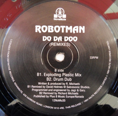 Robotman : Do Da Doo (Remixes) (12")