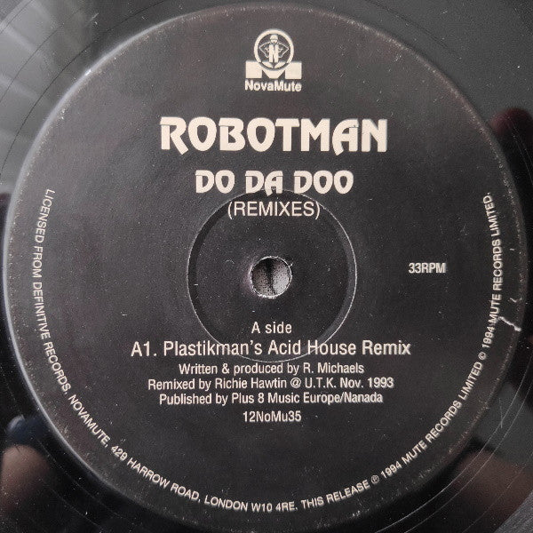 Robotman : Do Da Doo (Remixes) (12")