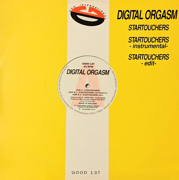 Digital Orgasm : Startouchers (12")