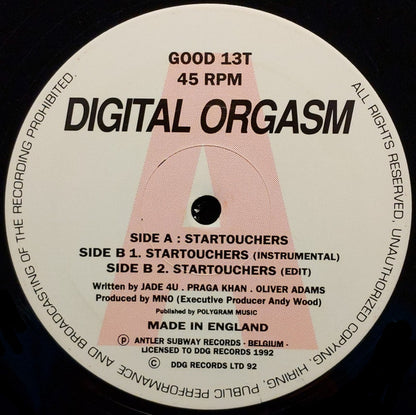 Digital Orgasm : Startouchers (12")