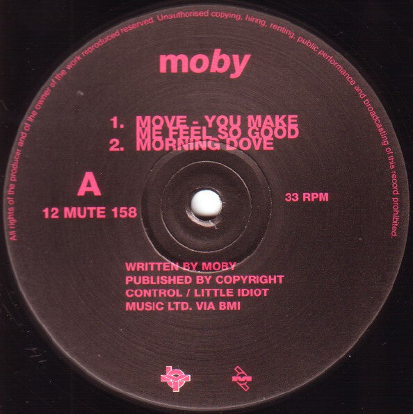 Moby : Move - The E.P. (12", EP, Single)