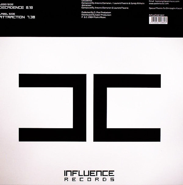 Antoine Clamaran : Decadence / Attraction (12")
