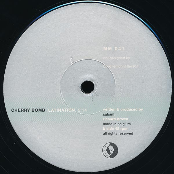 Cherry Bomb : A Drift (12")