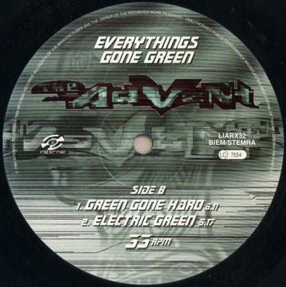 The Advent : New Adventures - Mix's Of New Orders Everythings Gone Green (12")