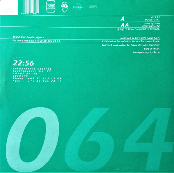 Jan Driver : Drive By Shooting (12")