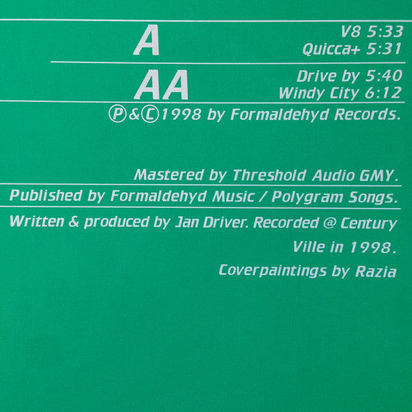 Jan Driver : Drive By Shooting (12")