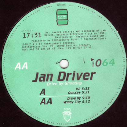 Jan Driver : Drive By Shooting (12")