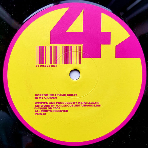 Horror Inc. : I Plead Guilty (12")