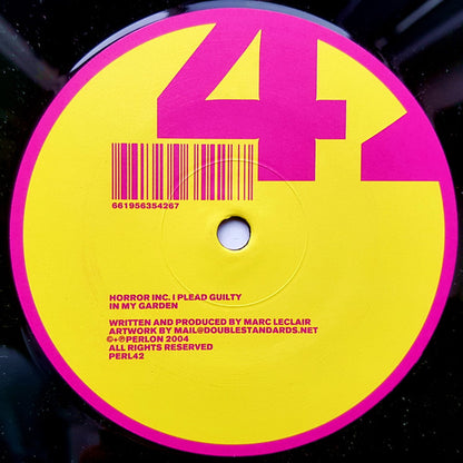 Horror Inc. : I Plead Guilty (12")