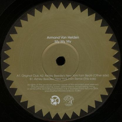 Armand Van Helden : My My My (12", Single)