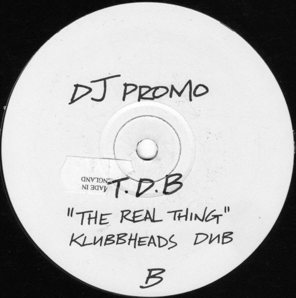 Tony Di Bart : The Real Thing (Klubbheads Mixes) (12", Promo)
