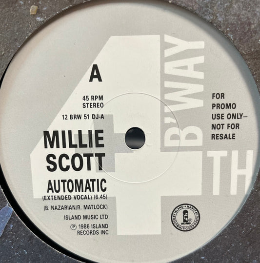 Millie Scott : Automatic (12", Promo)