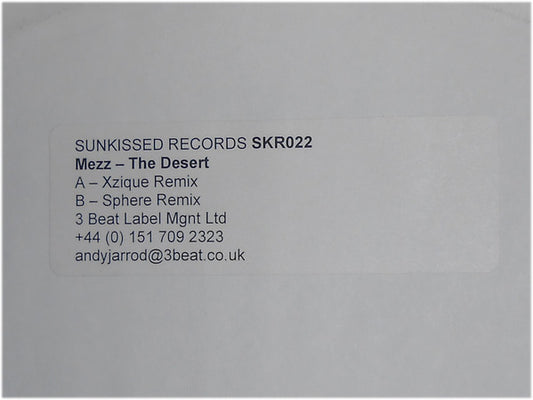 Mezz : The Desert (12", W/Lbl)