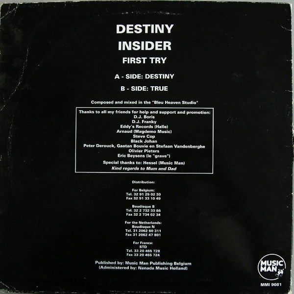 Insider : Destiny (12")