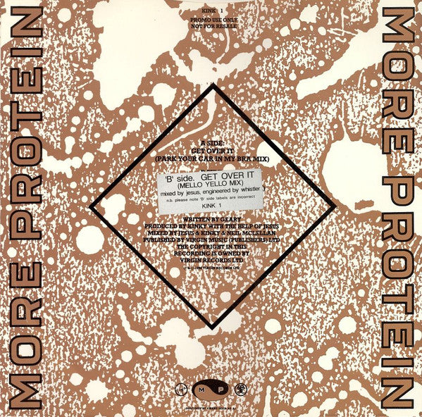 MC Kinky : Get Over It (12", Promo)