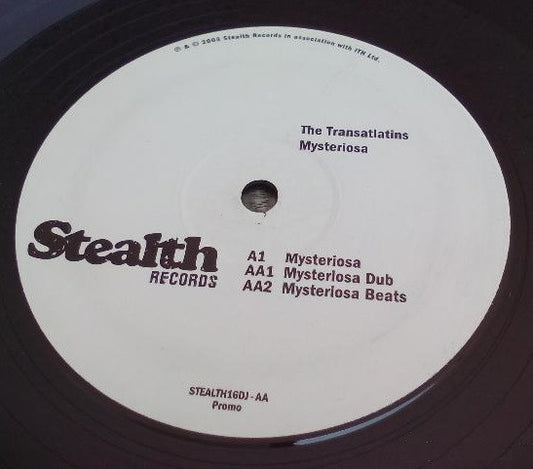 The Transatlatins : Mysteriosa (12", Promo)