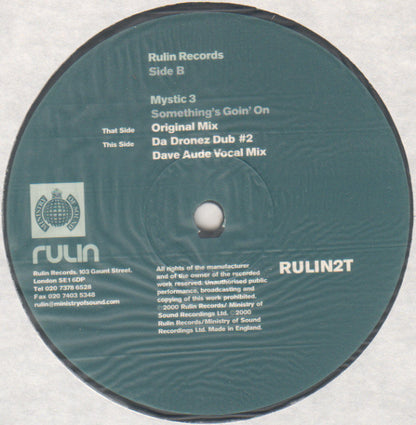 Mystic 3 : Something's Goin' On (12")