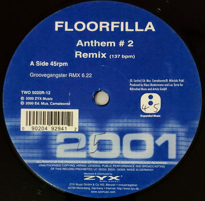 Floorfilla : Anthem # 2 (Remix) (12", S/Sided)