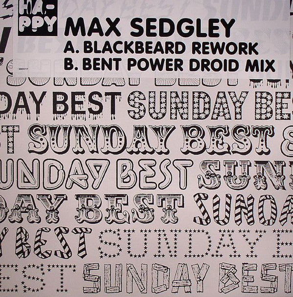 Max Sedgley : Happy (12")