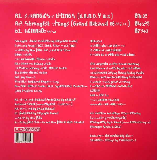 Freeform Five : Strangest Things (12", Single)