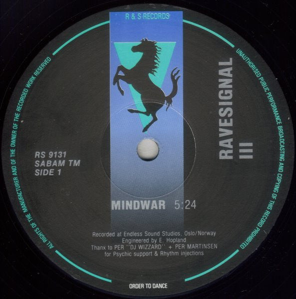 CJ Bolland : Ravesignal III (12")