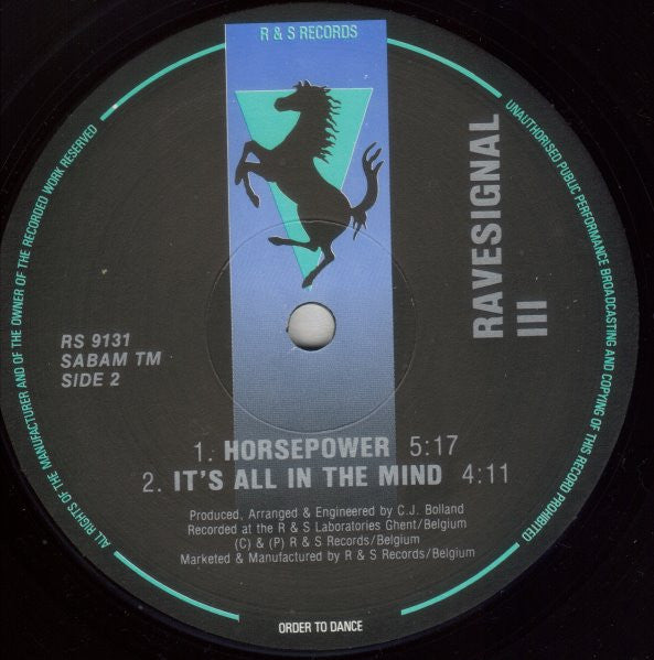 CJ Bolland : Ravesignal III (12")