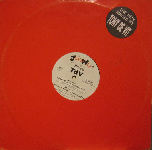 Tony De Vit : I Don't Care / Resistance Is Futile (12", Single)