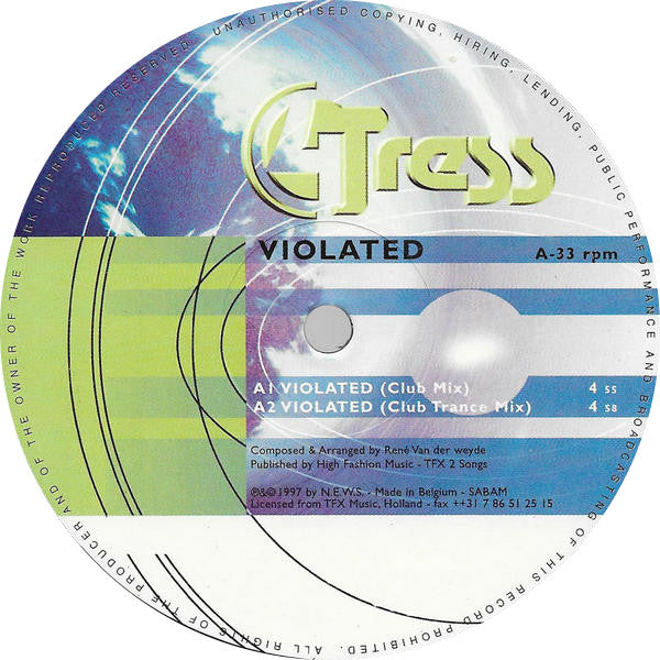 4Tress : Violated (12")