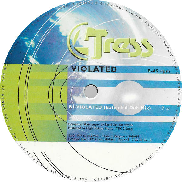 4Tress : Violated (12")