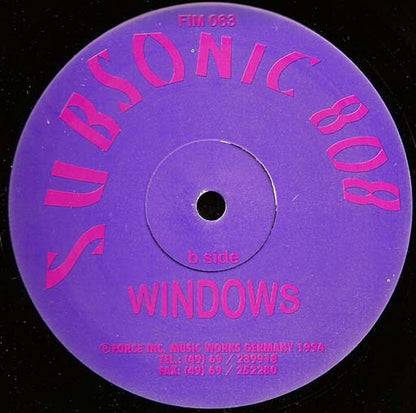 Subsonic 808 : Ride Me (10")