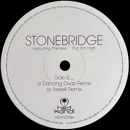 StoneBridge Featuring Therese : Put 'Em High (12")