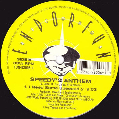 Speedy (34) : Speedy's Anthem (12")