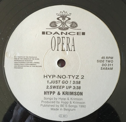 Hypp&Krimson* : Hyp-No-Tyz 2 (12")
