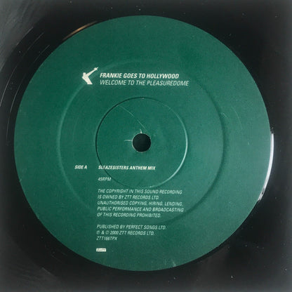 Frankie Goes To Hollywood : Welcome To The Pleasuredome (12", Promo)