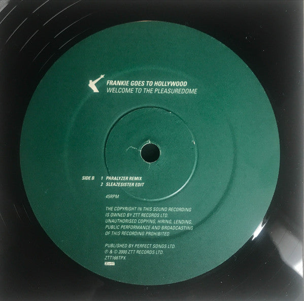 Frankie Goes To Hollywood : Welcome To The Pleasuredome (12", Promo)