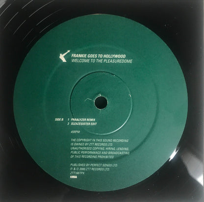 Frankie Goes To Hollywood : Welcome To The Pleasuredome (12", Promo)