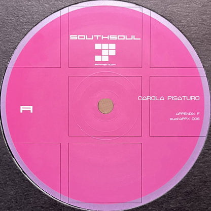 Carola Pisaturo : Appendix F (12")