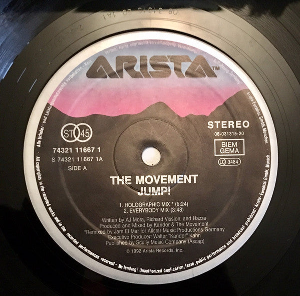 The Movement (3) : Jump! (12")