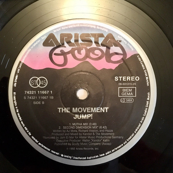 The Movement (3) : Jump! (12")