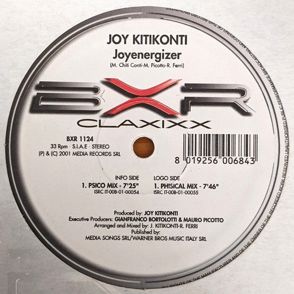 Joy Kitikonti : Joyenergizer (12")