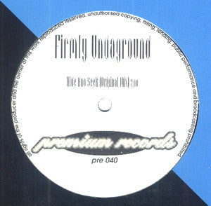 Firmly Undaground : Hide And Seek (12")