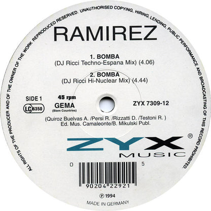 Ramirez : Bomba (12")