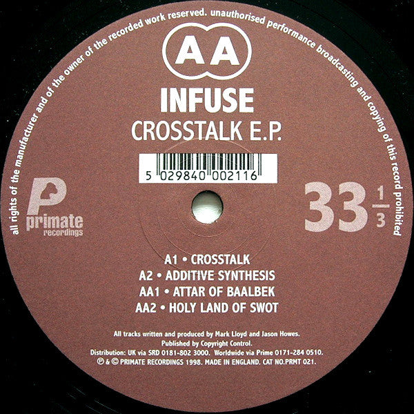 Infuse : Crosstalk E.P. (12", EP)