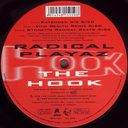 Radical Playaz : The Hook (12")