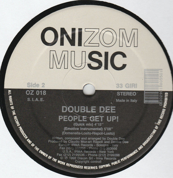 Double Dee : People Get Up! (12")
