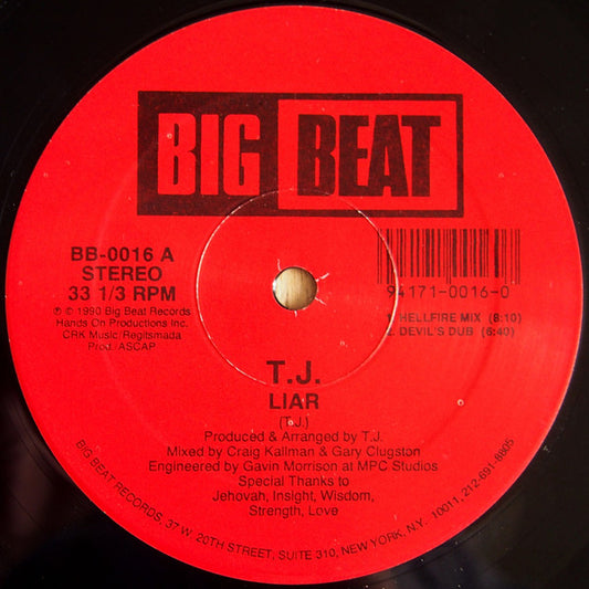T.J. : Liar (12")